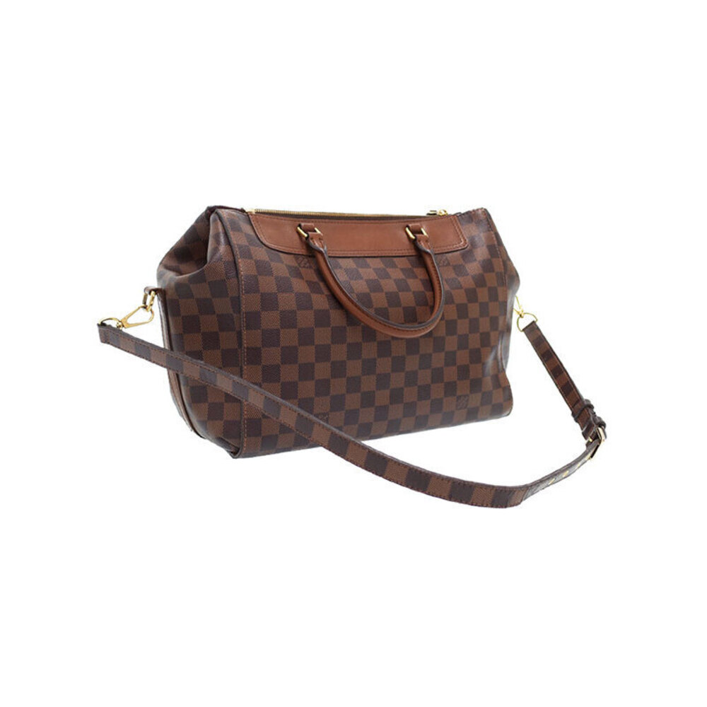 Louis Vuitton Brown Greenwich Bag Damier Ebene